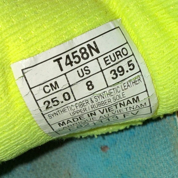 ASICS Gel-Noosa Tri 9 Womens 8 Pre-Owned Running Shoes Multi-Color Neon T458N - Picture 4 of 14